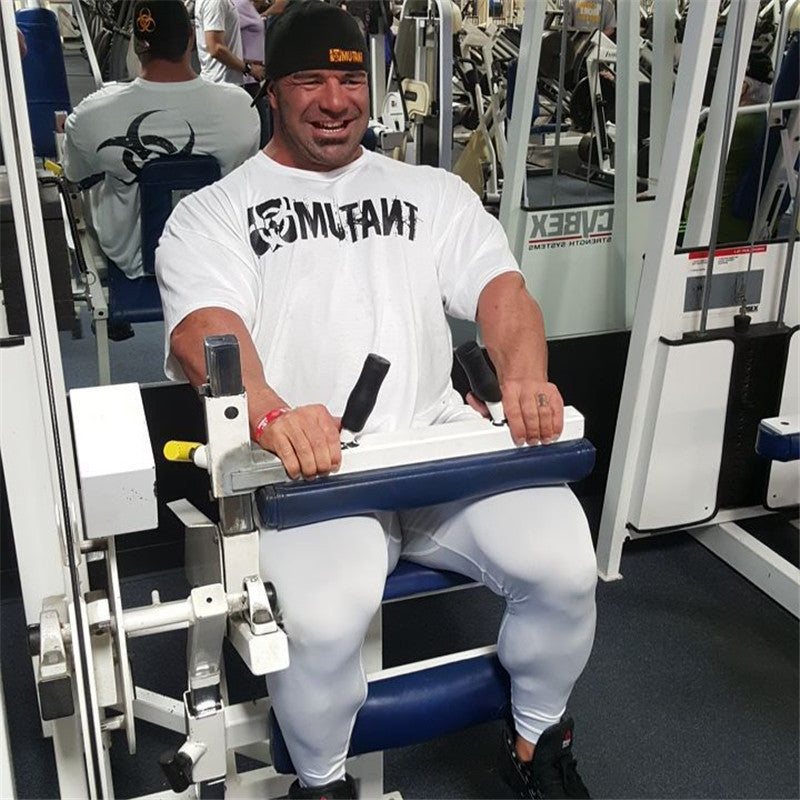 Fitness Short Sleeve Male Brother Personality Printing Sports Short Sleeve