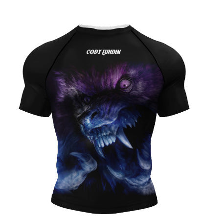 Men's 3D Digital Printing Short-sleeved Shirt