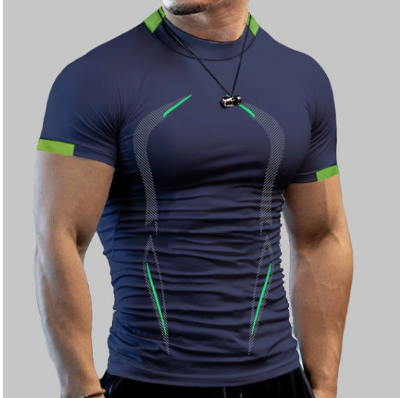Practice Breathable Short-sleeved Dry Clothes Men's Sports Short-sleeved T-shirt