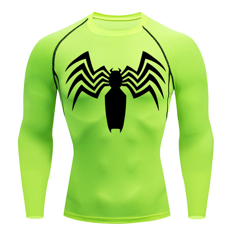 Men's And Women's Tight Quick Drying Clothes Sports Training Long Sleeve Tops