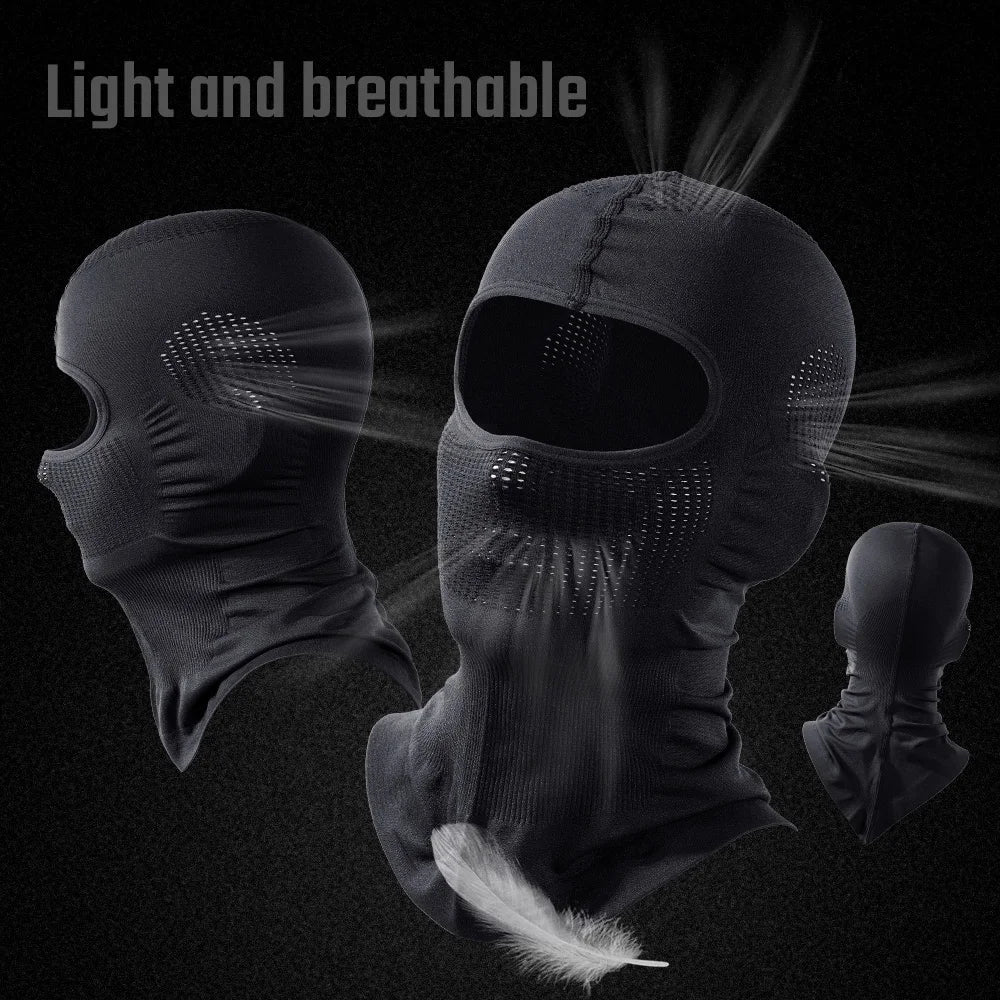 Cycling Balaclava Breathable Sport Full Face Mask Ski Windproof Headgear Outdoor Bicycle Motorcycle Soft Bike Quick-Dry Hood Cap