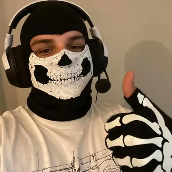 Skull Ghost Mask Men Scary Mask Skull Balaclava Ski Face Mask War Game Halloween Cosplay Party Costume Women Outdoor Headwear