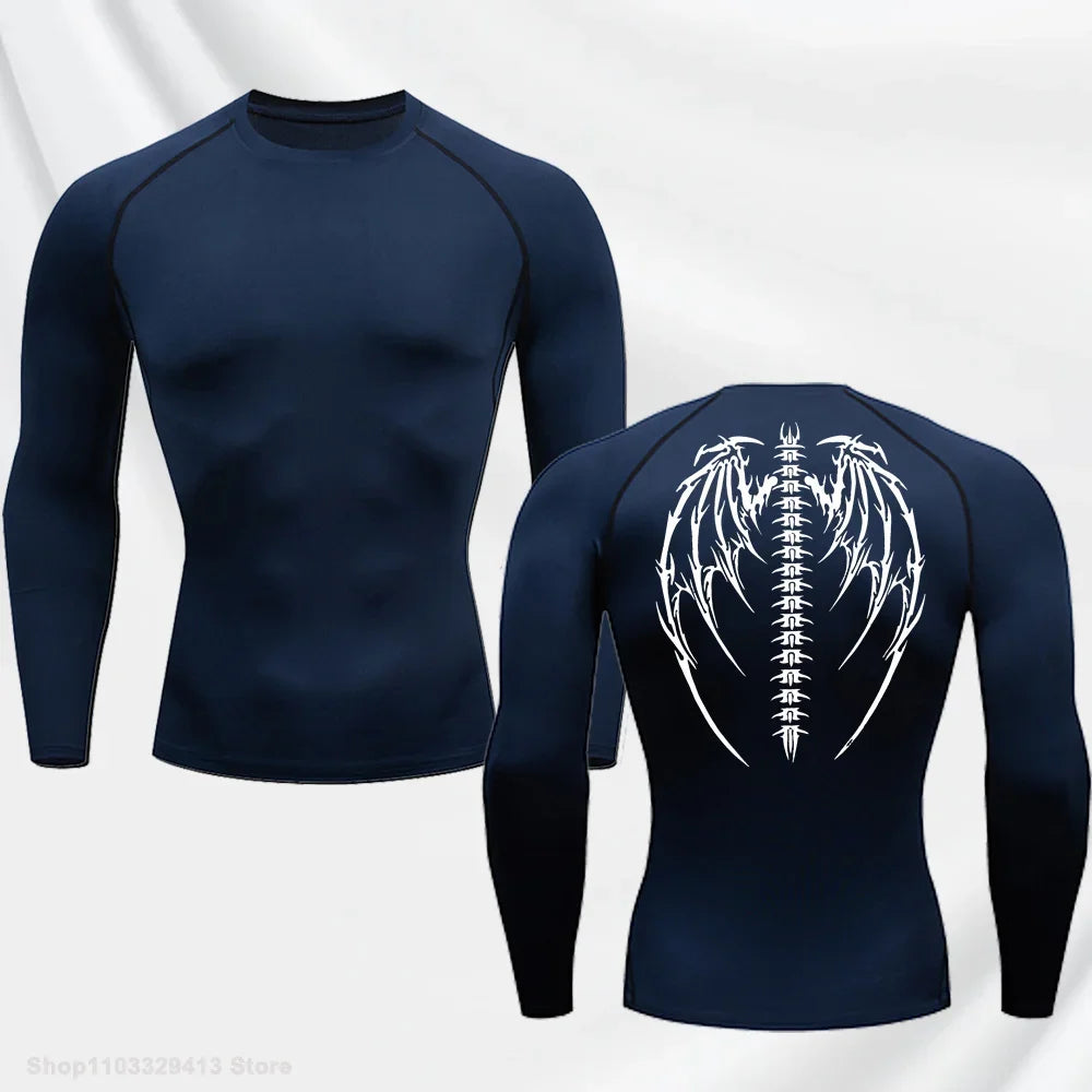 Elastic and Comfortable Men's Tops Thin Quick-drying Running T-shirt Gym Fitness Training Clothes Breathable Short-sleeved S-3XL