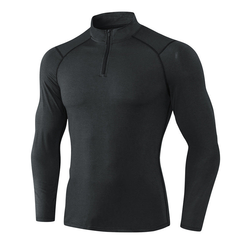 Men's Fall Winter Fitness Long Sleeved Quick-drying Basketball Running