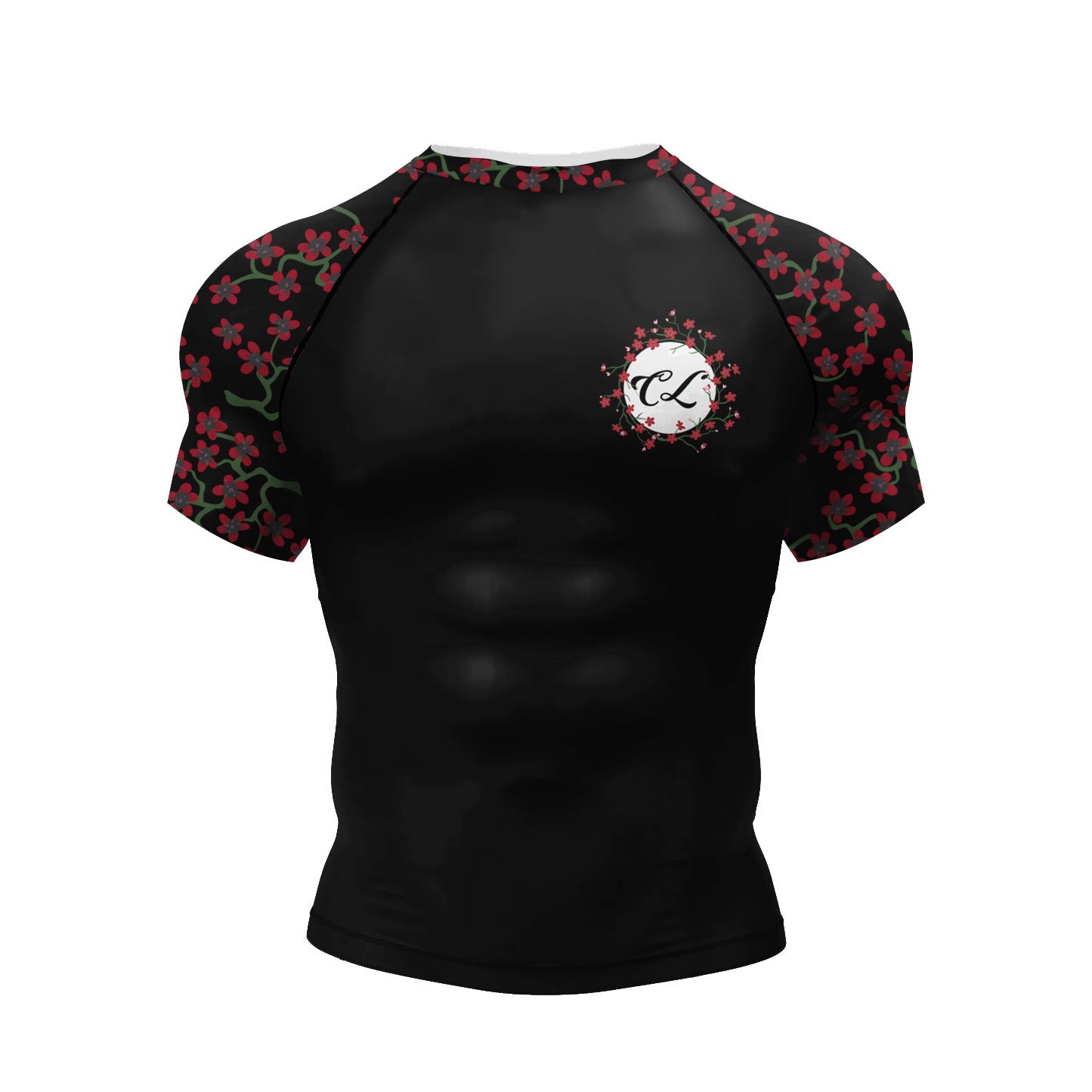 Men's Printed Short-sleeved Sweat-wicking Quick-drying Breathable