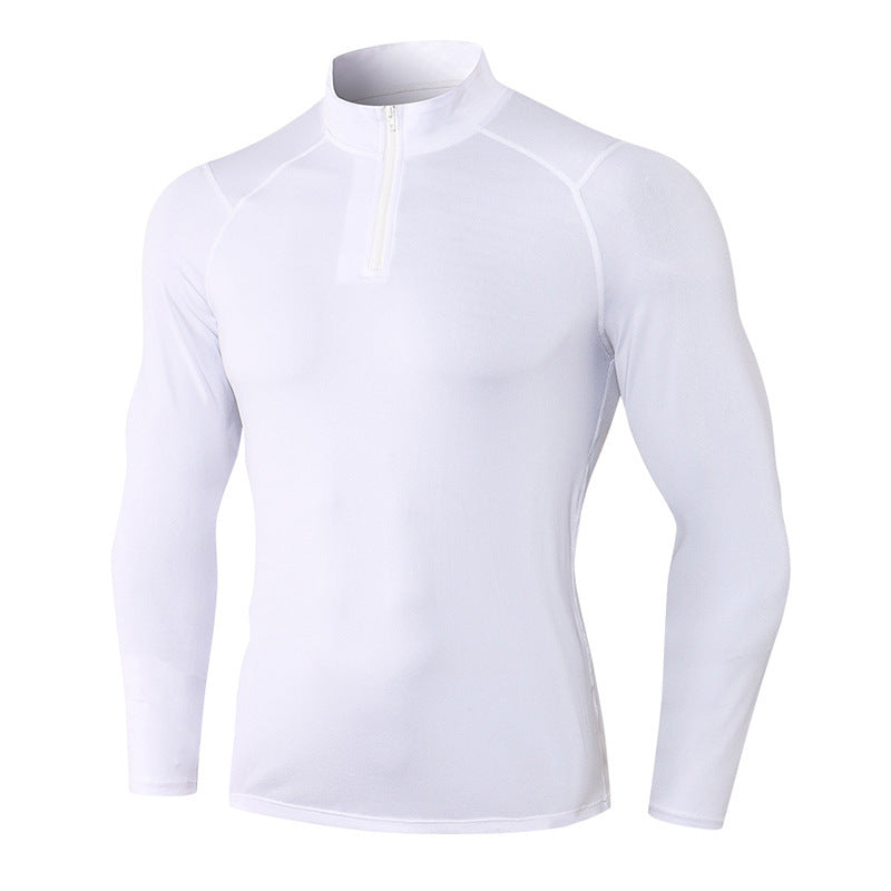 Men's Fall Winter Fitness Long Sleeved Quick-drying Basketball Running