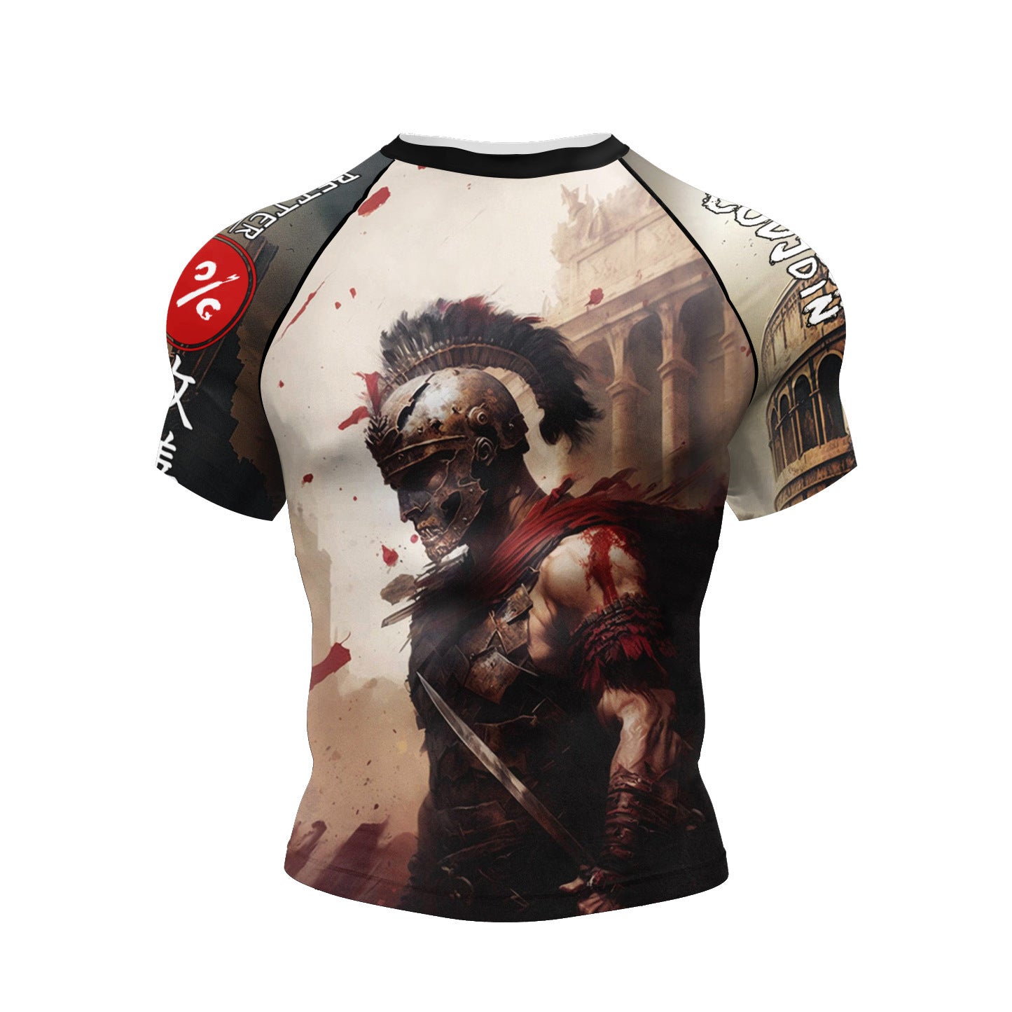 Men's Printed Short-sleeved Sweat-wicking Quick-drying Breathable