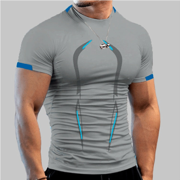 Practice Breathable Short-sleeved Dry Clothes Men's Sports Short-sleeved T-shirt