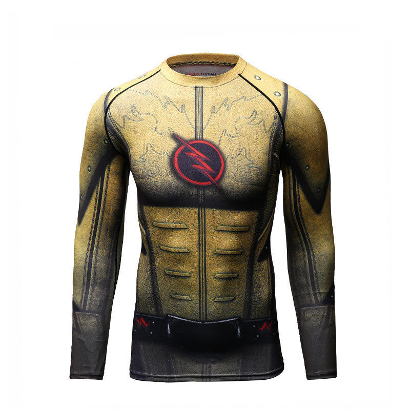 Men's Sports T-Shirt Long-Sleeved Running Fitness Clothing
