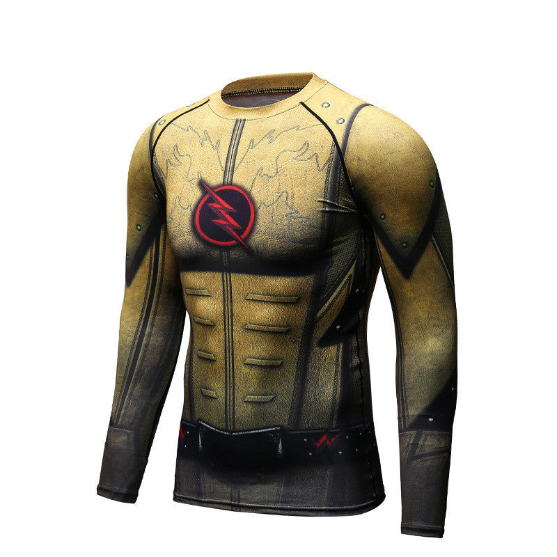 Men's Sports T-Shirt Long-Sleeved Running Fitness Clothing