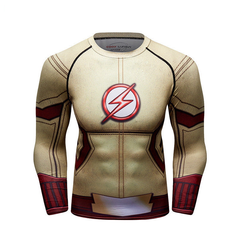 Men's Sports T-Shirt Long-Sleeved Running Fitness Clothing