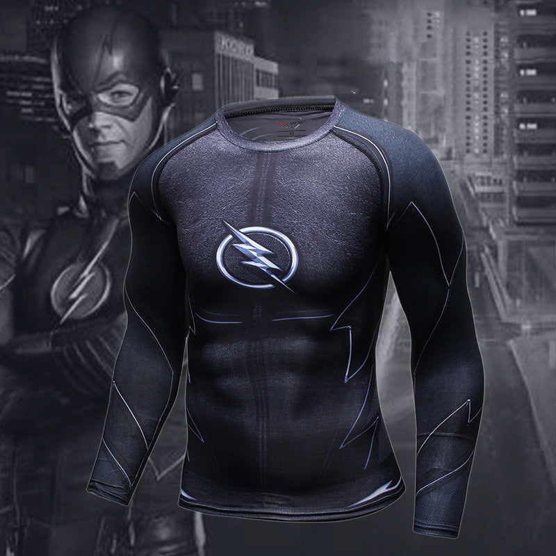 Men's Sports T-Shirt Long-Sleeved Running Fitness Clothing
