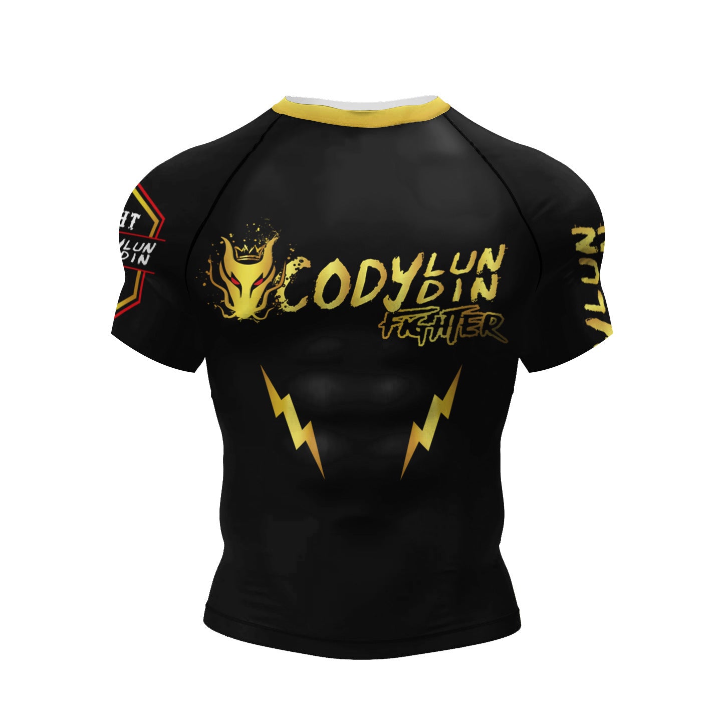 Men's Printed Short-sleeved Sweat-wicking Quick-drying Breathable