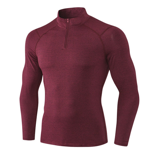 Men's Fall Winter Fitness Long Sleeved Quick-drying Basketball Running
