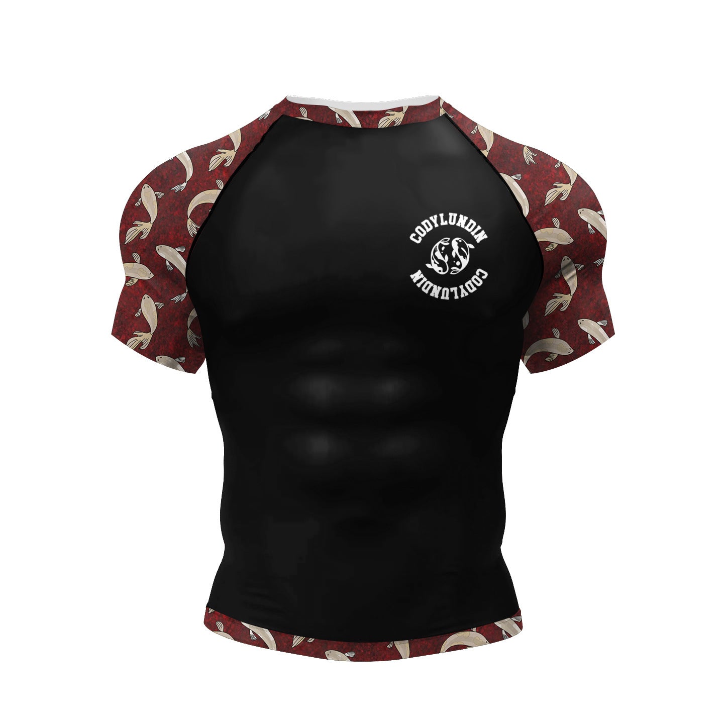 Men's Printed Short-sleeved Sweat-wicking Quick-drying Breathable