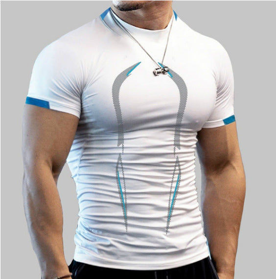 Practice Breathable Short-sleeved Dry Clothes Men's Sports Short-sleeved T-shirt