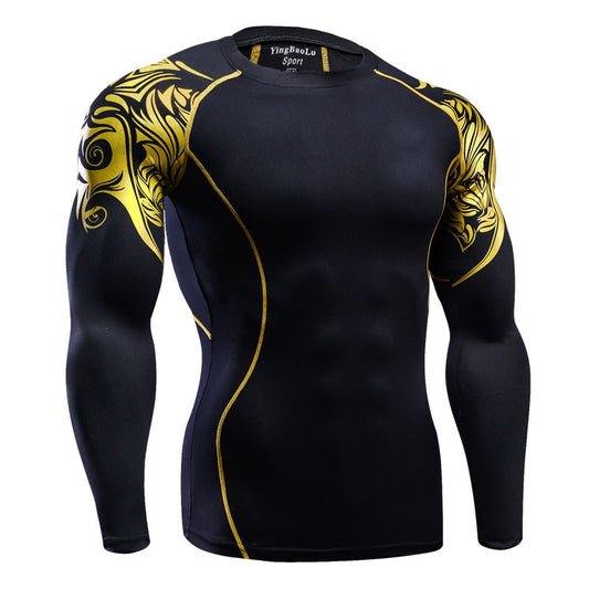 Quick-drying men's sports tights