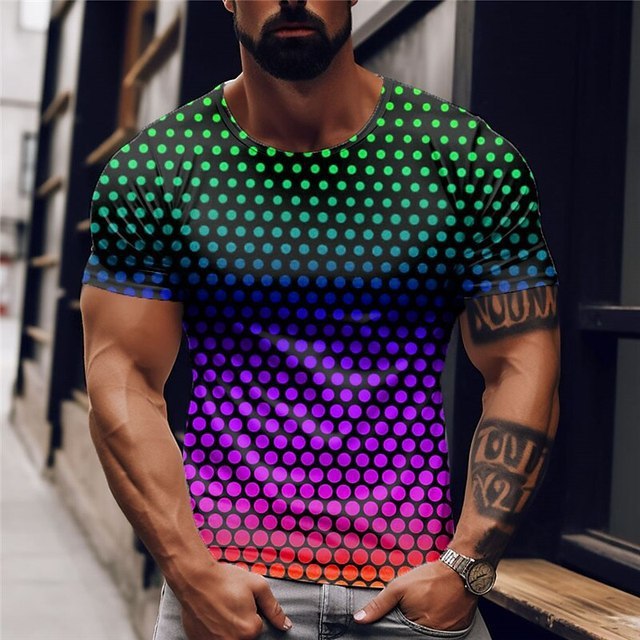 Summer Quick Drying Material Sports T-shirt Outdoor Running T-shirt Men