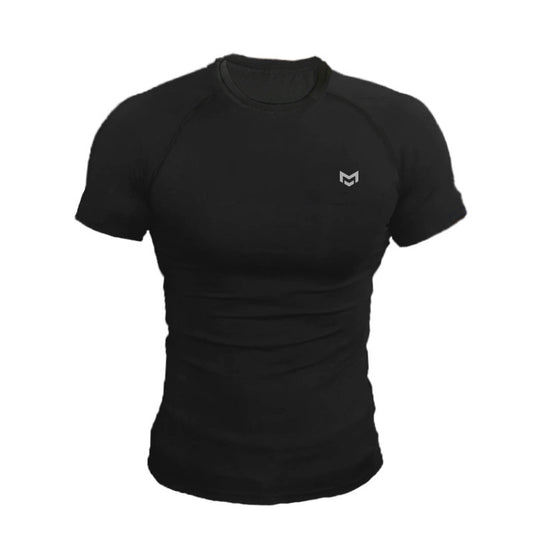 Running Training Elastic Quick Dry Tights Men's Sports T-shirt