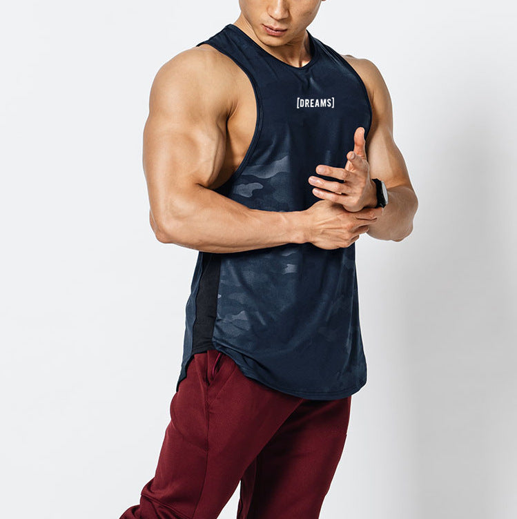 Men's Fast Dry Breathable Training Basketball Tank Top