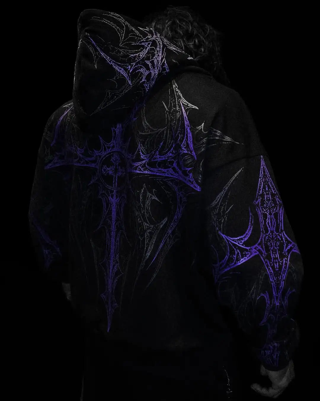 American High Street Fashion Clothing Street Hip-hop Retro Striped Fashionable Loose Zipper Hoodie Harajuku Casual Sweatshirt