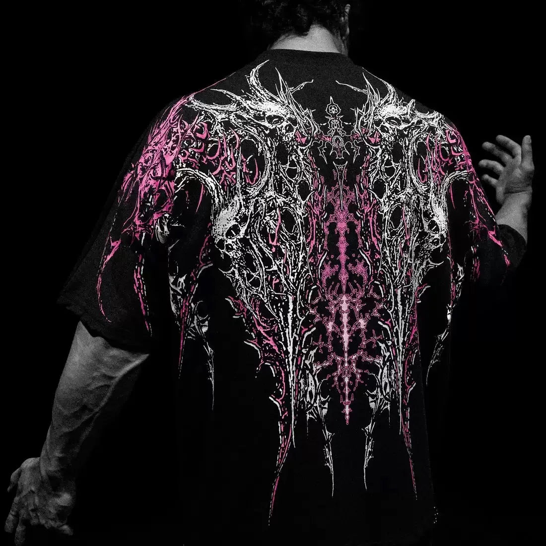 Good Quality Gym Fitness Sport Hip Hop Punk Short Sleeve T Shirt Man Woman Pure Cotton Gothic Vintage Printed T-shirt Tops