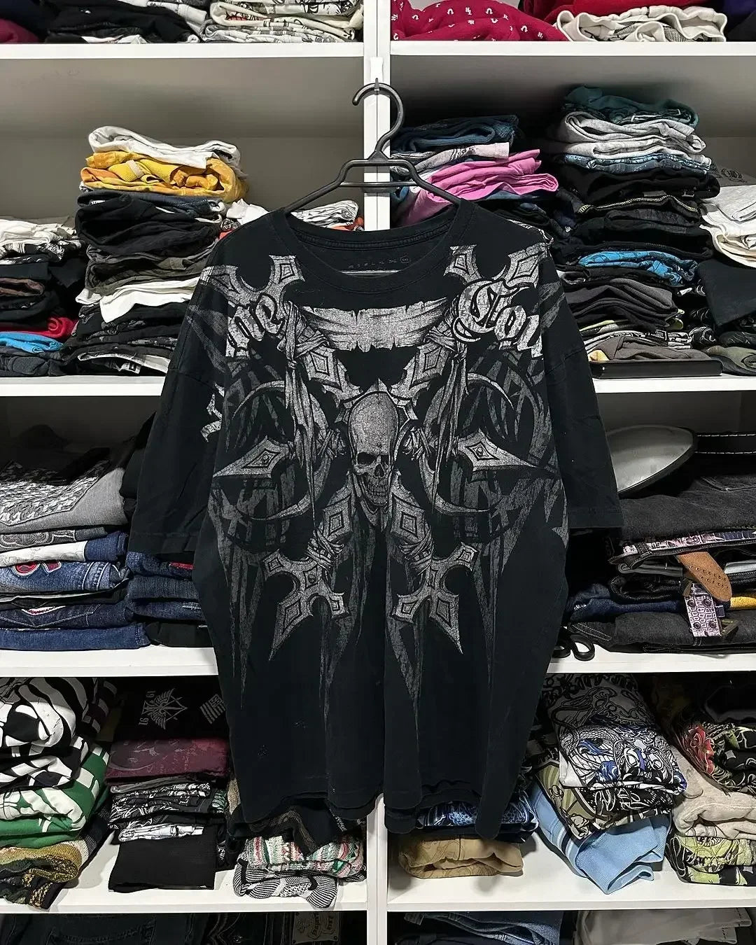 Y2k Kingslayer Oversized T Shirt New Harajuku Round Neck Oversized T-Shirt Short Sleeve Tops Gothic Clothing Street Top