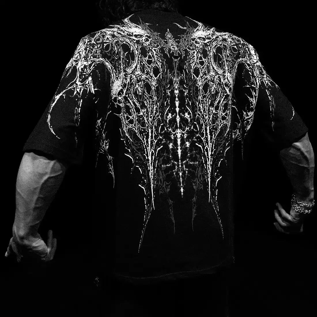 Good Quality Gym Fitness Sport Hip Hop Punk Short Sleeve T Shirt Man Woman Pure Cotton Gothic Vintage Printed T-shirt Tops