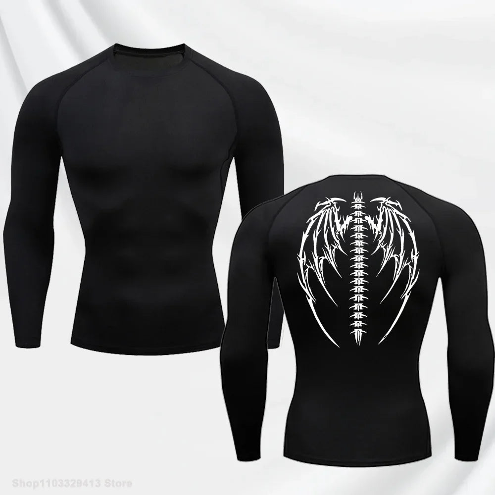 Elastic and Comfortable Men's Tops Thin Quick-drying Running T-shirt Gym Fitness Training Clothes Breathable Short-sleeved S-3XL