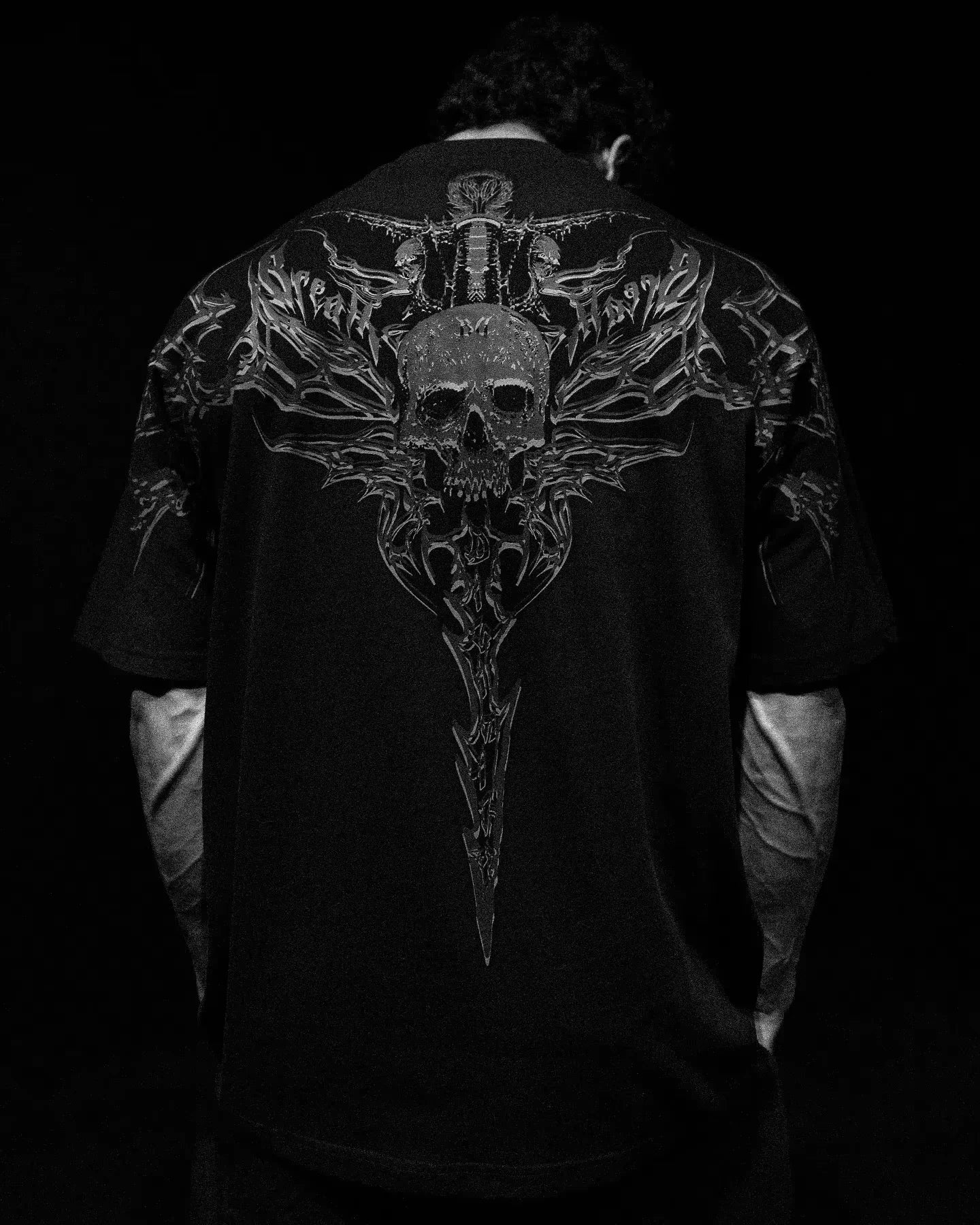Y2k Kingslayer Oversized T Shirt New Harajuku Round Neck Oversized T-Shirt Short Sleeve Tops Gothic Clothing Street Top