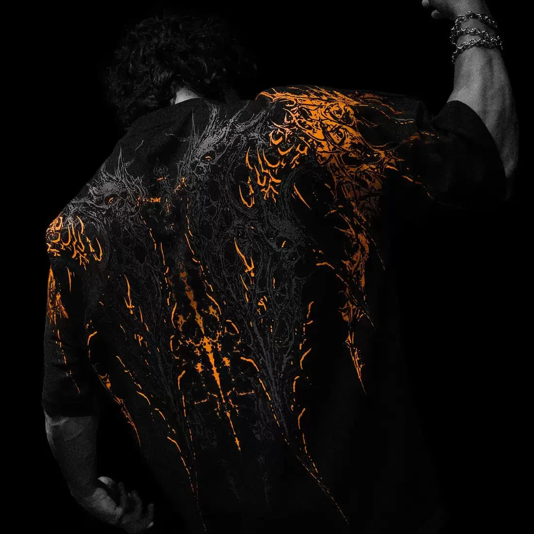 Good Quality Gym Fitness Sport Hip Hop Punk Short Sleeve T Shirt Man Woman Pure Cotton Gothic Vintage Printed T-shirt Tops