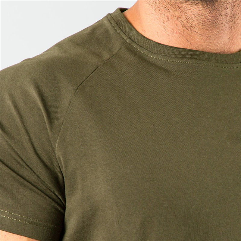 Muscular Male Brothers Workout Clothes Short-sleeved Stretch Slim Fit