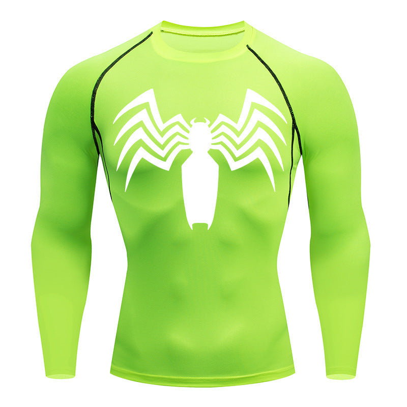 Men's And Women's Tight Quick Drying Clothes Sports Training Long Sleeve Tops
