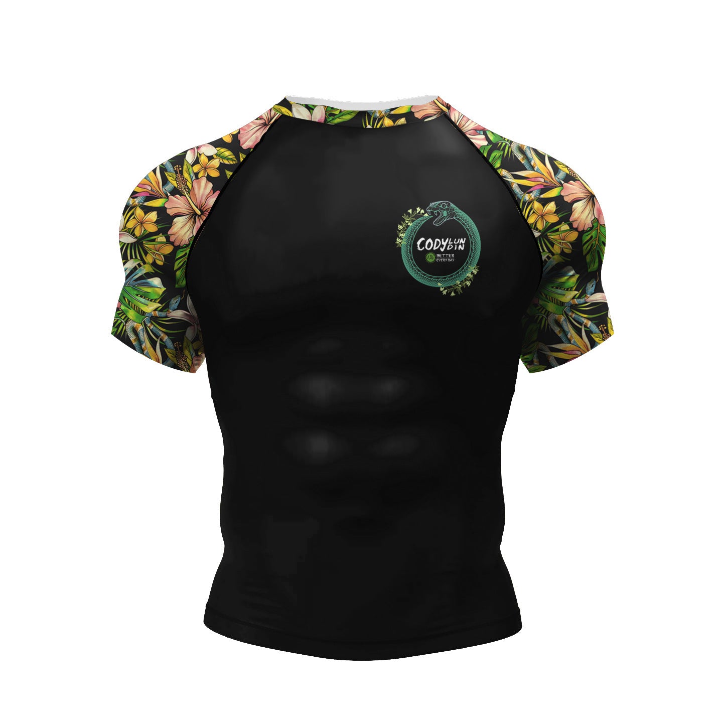 Men's Printed Short-sleeved Sweat-wicking Quick-drying Breathable